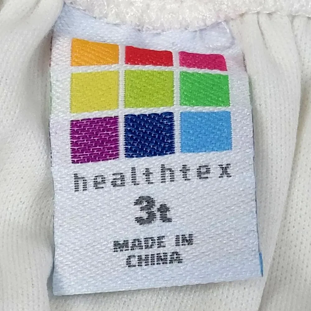 healthtex Cream Lace Dress/Top w/ Rosettes & Accent Bow ‎ Size 3T